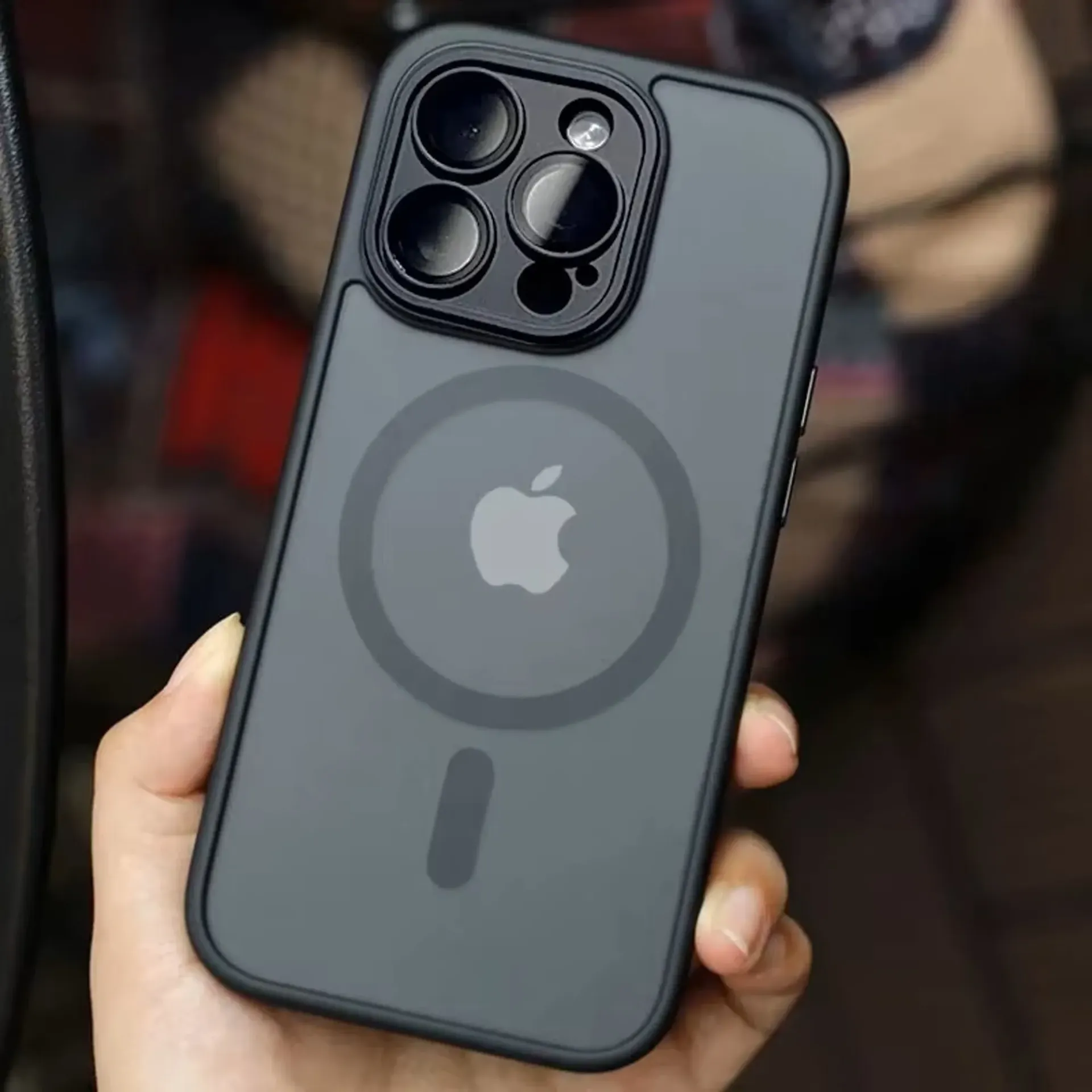 Bold Shockproof Magnetic Phone Case for iPhone With Camera Protection